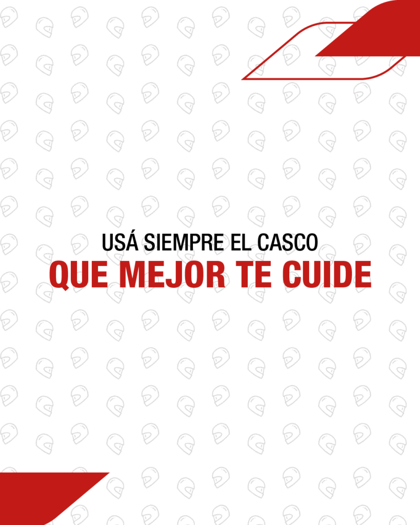Usá siempre el casco